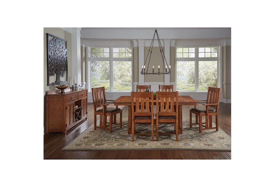 Mission Hill Formal Dining Room Group by AAmerica at Esprit Decor Home Furnishings